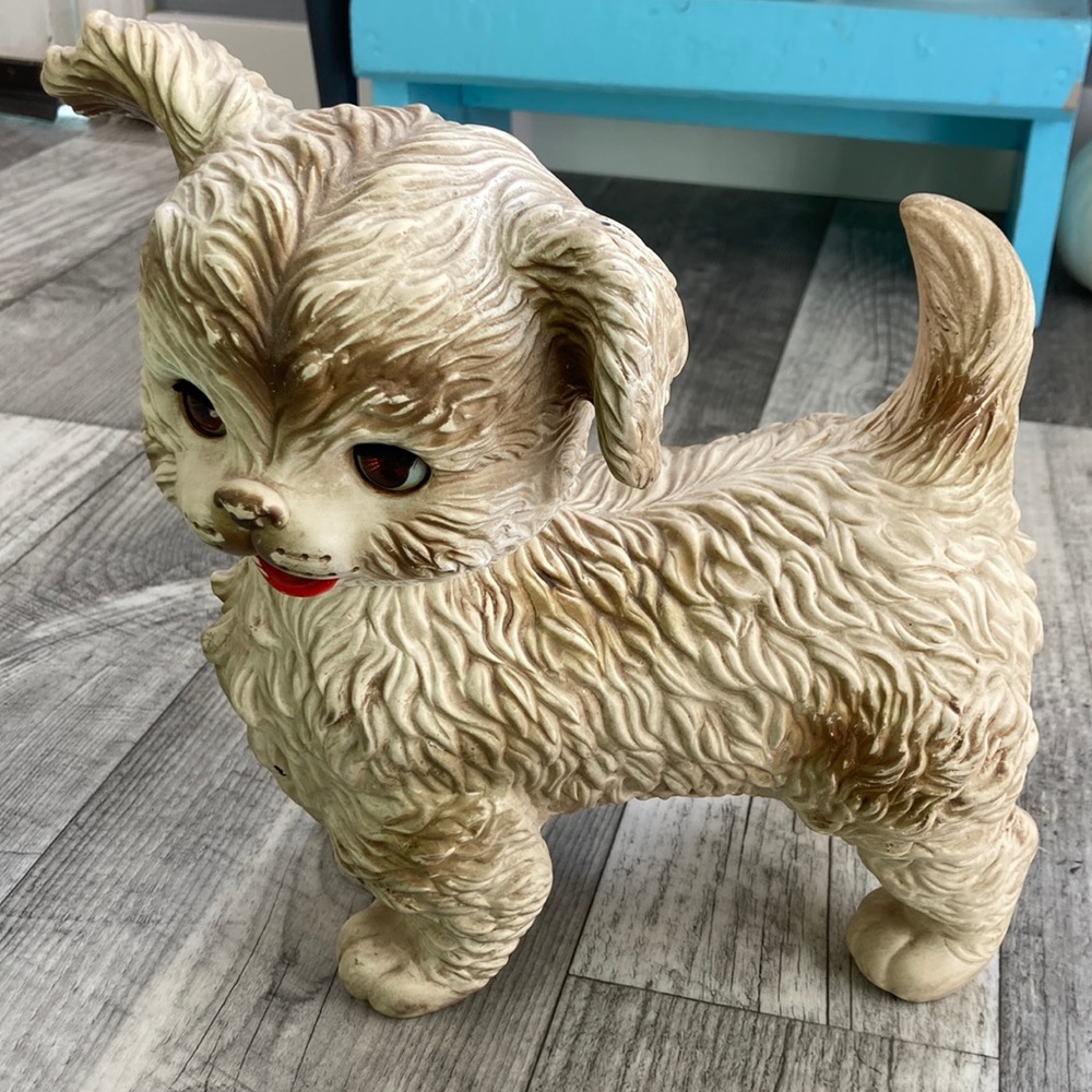 Vintage Edward Mobley Squeaky Rubber Dog